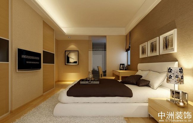 现代风格卧室居家装修设计实景图